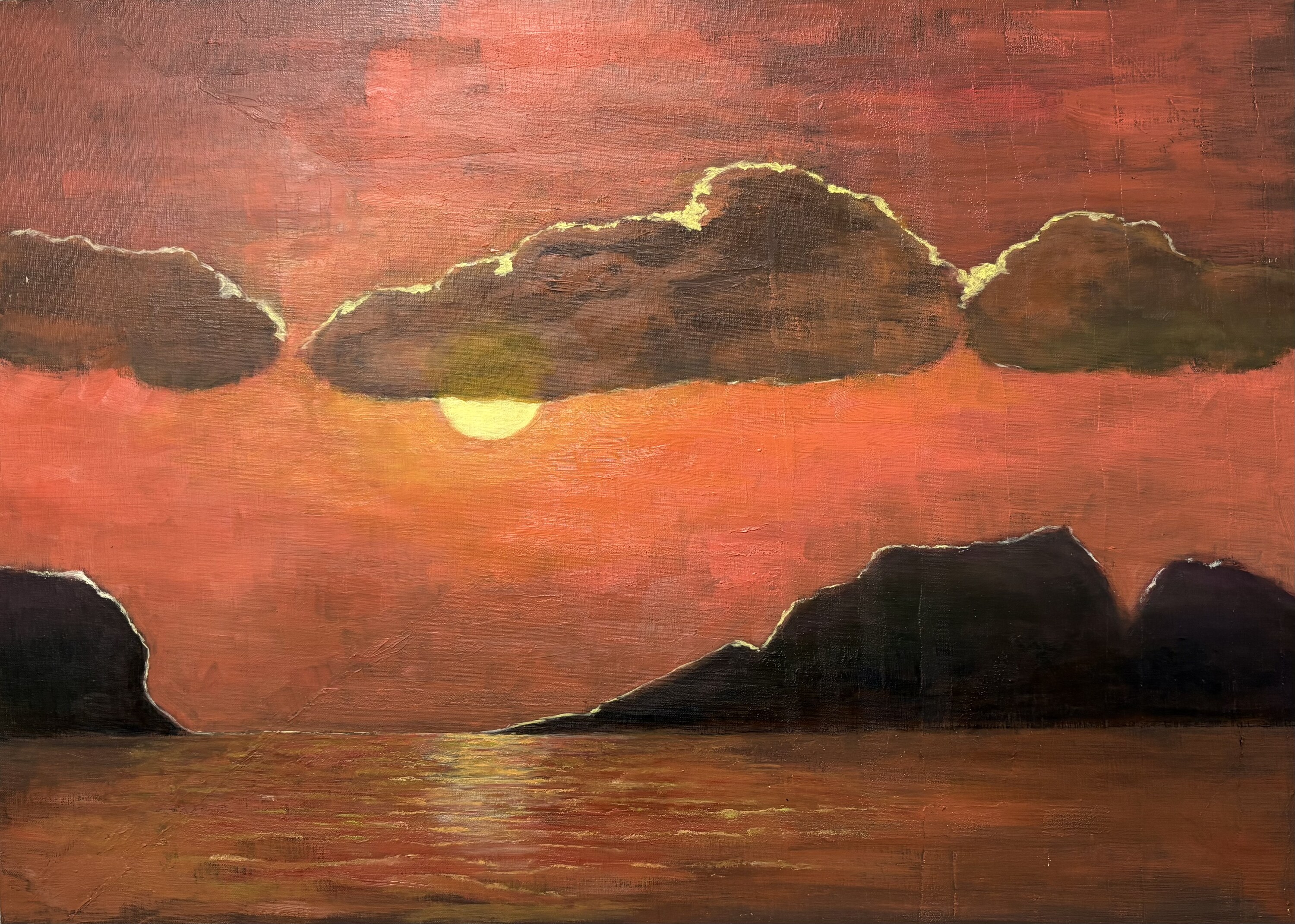 夕日