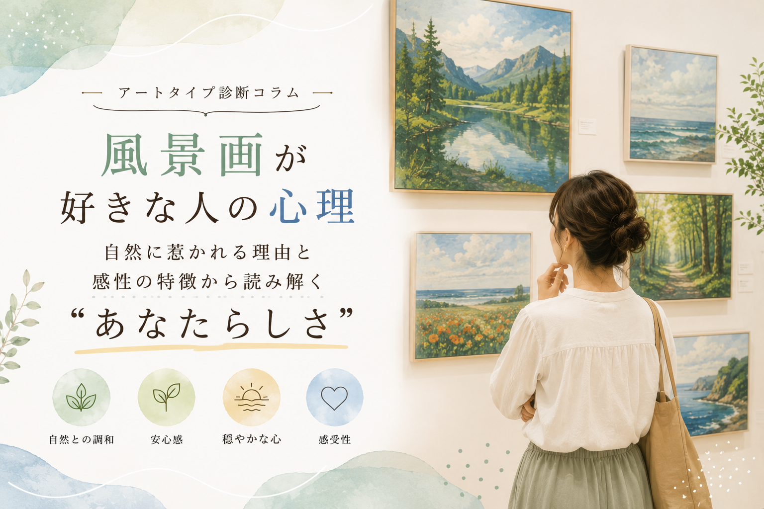 風景画が好きな人の心理とは？自然に惹かれる理由と感性の特徴を解説